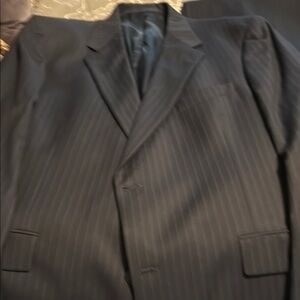 Daniel Cremieux Navy Pinstripe Men's Suit.